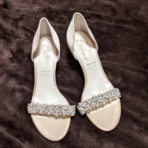 Something Bleu Cappy D’Orsay Bridal Heels